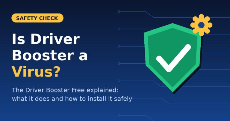 is driver booster a virus?