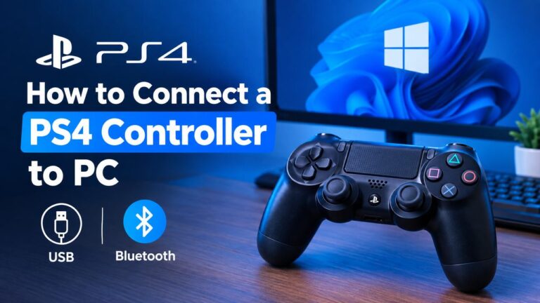 connect ps4 controller with pc